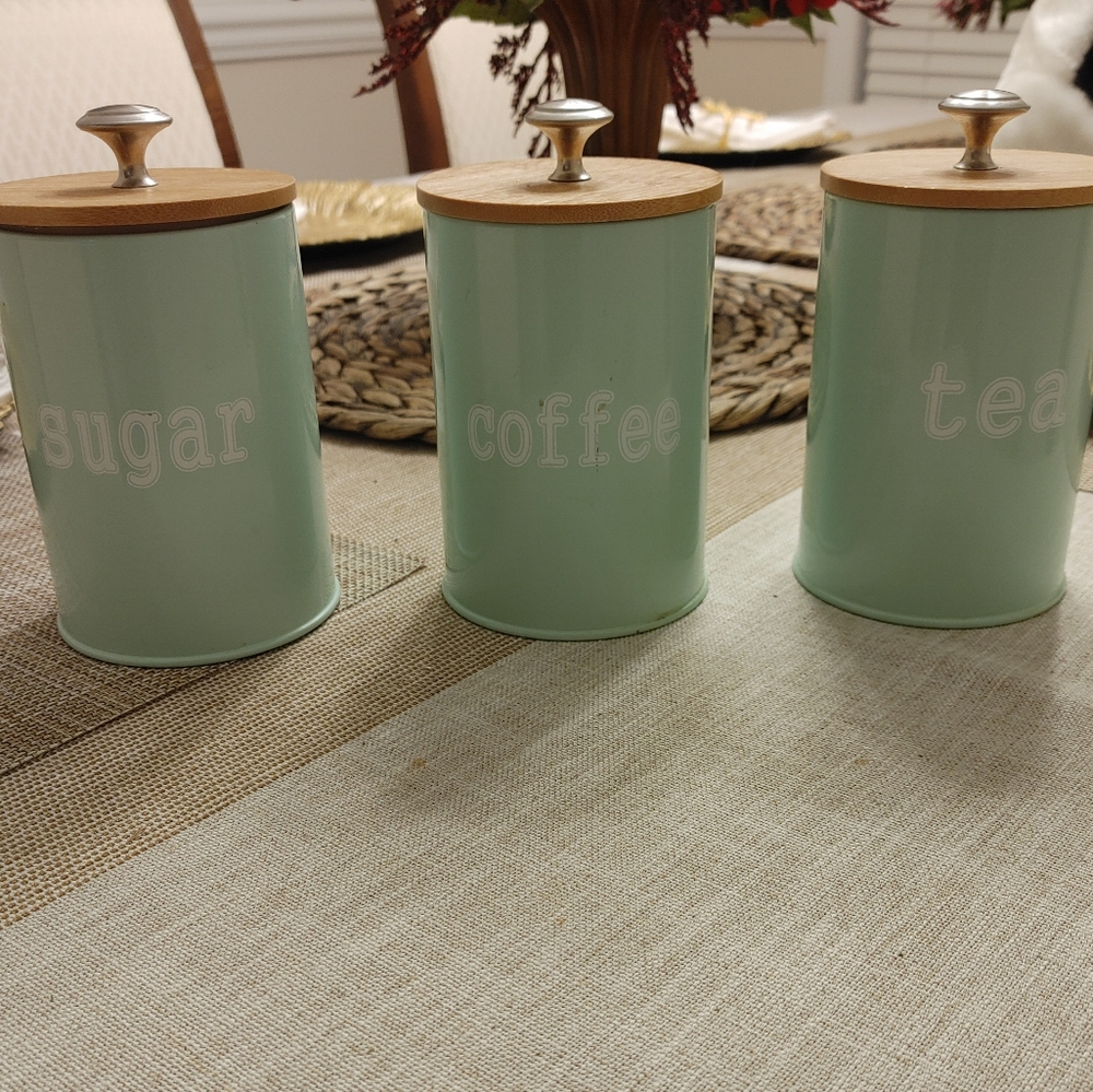 DEVLON NORTHWEST TEA SUGAR COFFEE CONTAINERS (3) - Picture 3 of 10